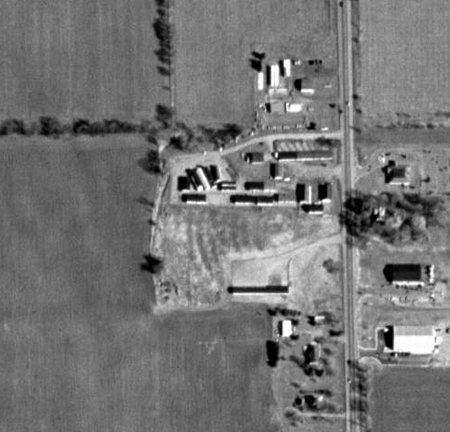 Ionia Drive-In Theatre - Aerial - Photo From Terraserver (newer photo)